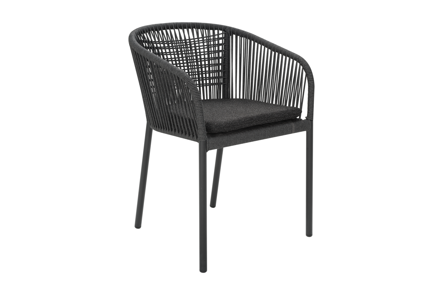 Delta fauteuil Noir/Teddy Black