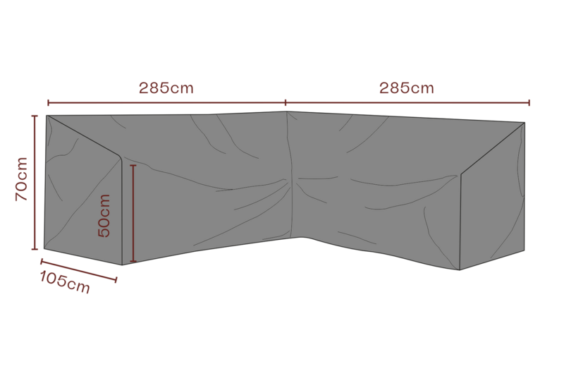 Cover canapé d’angle Black-Waterproof