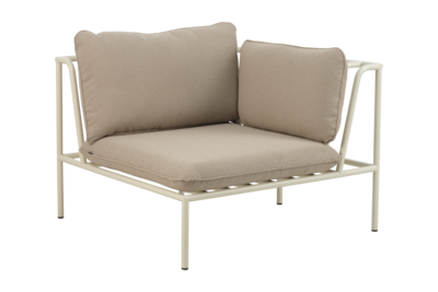 Collier angle Pearl White/Teddy Beige