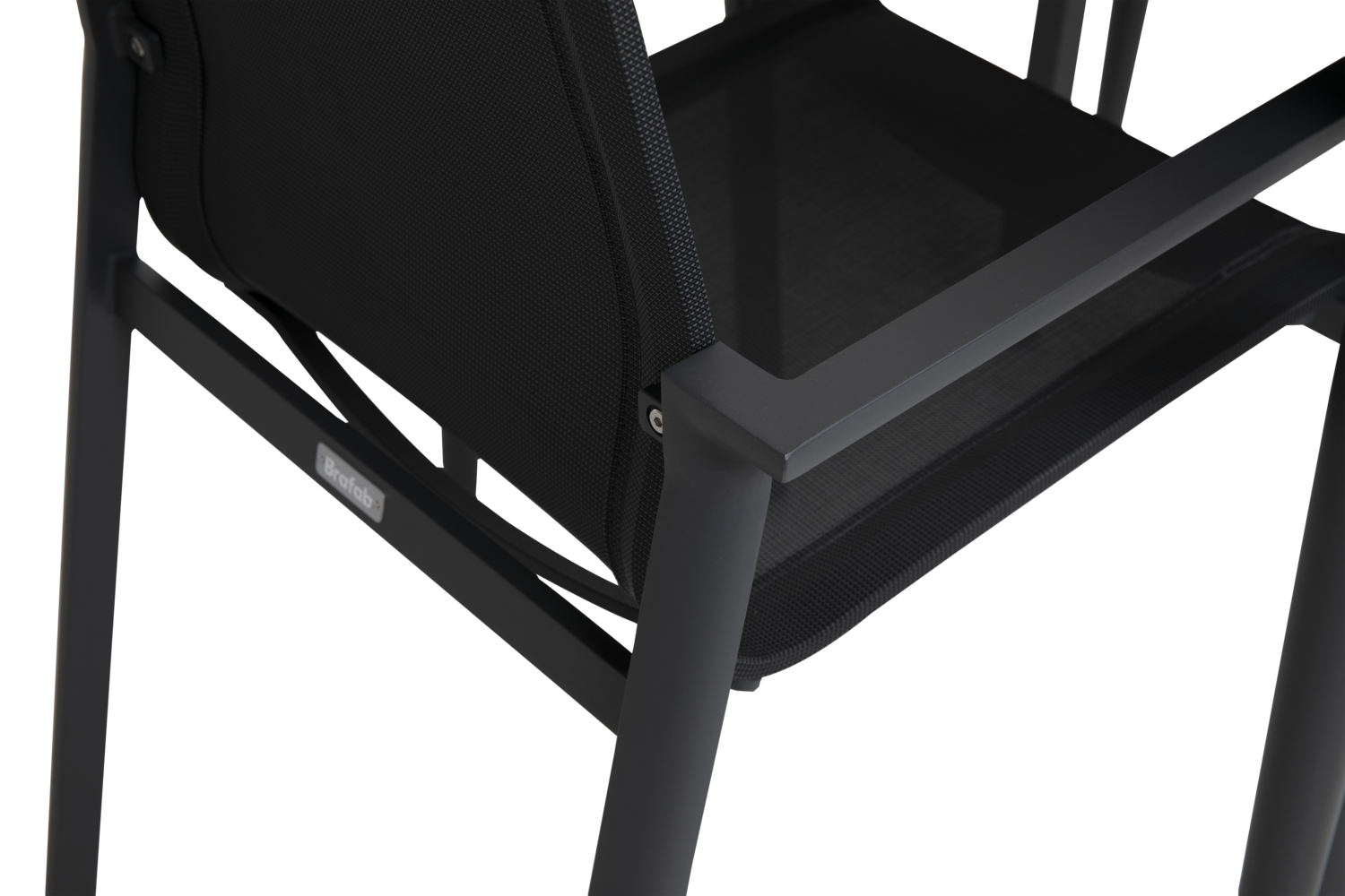 Delia fauteuil Anthracite/Noir