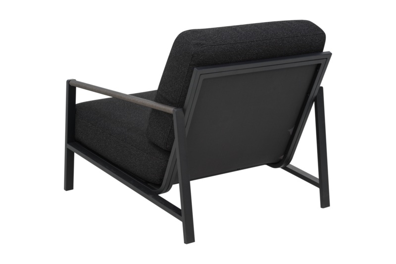 Lyra fauteuil Noir/Teddy Black