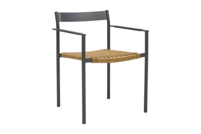 DK chaise de table Antracit/Natur