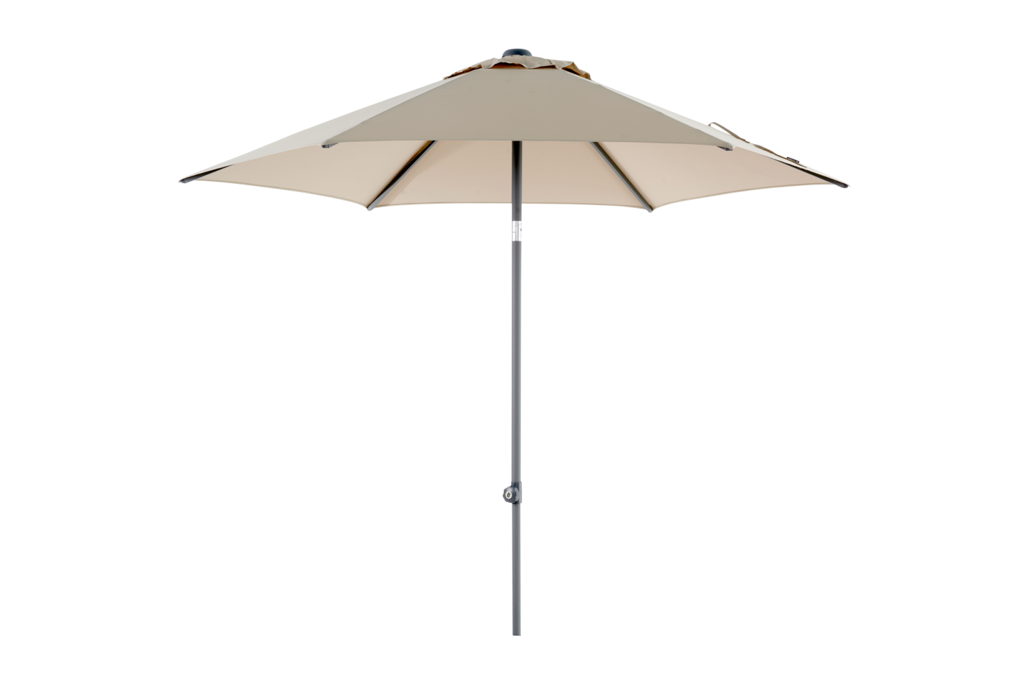 Poppi parasol Anthracite/Champagne