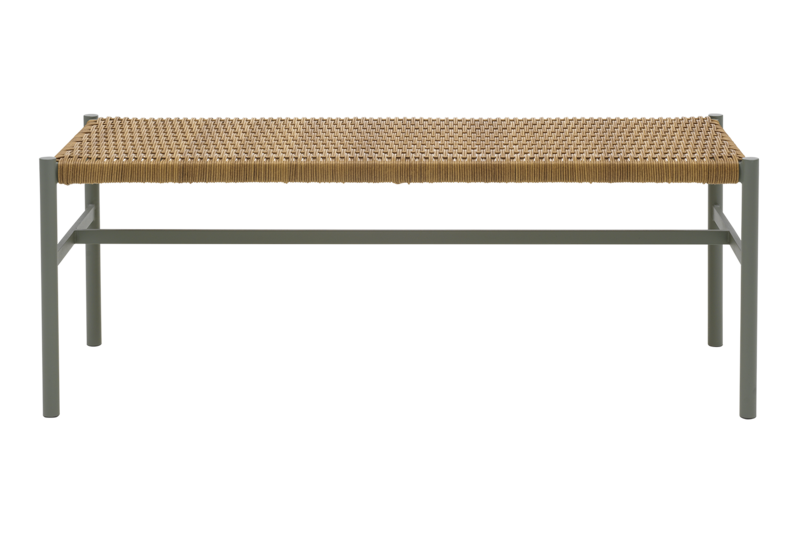 DK banc Dusty Green/Natur