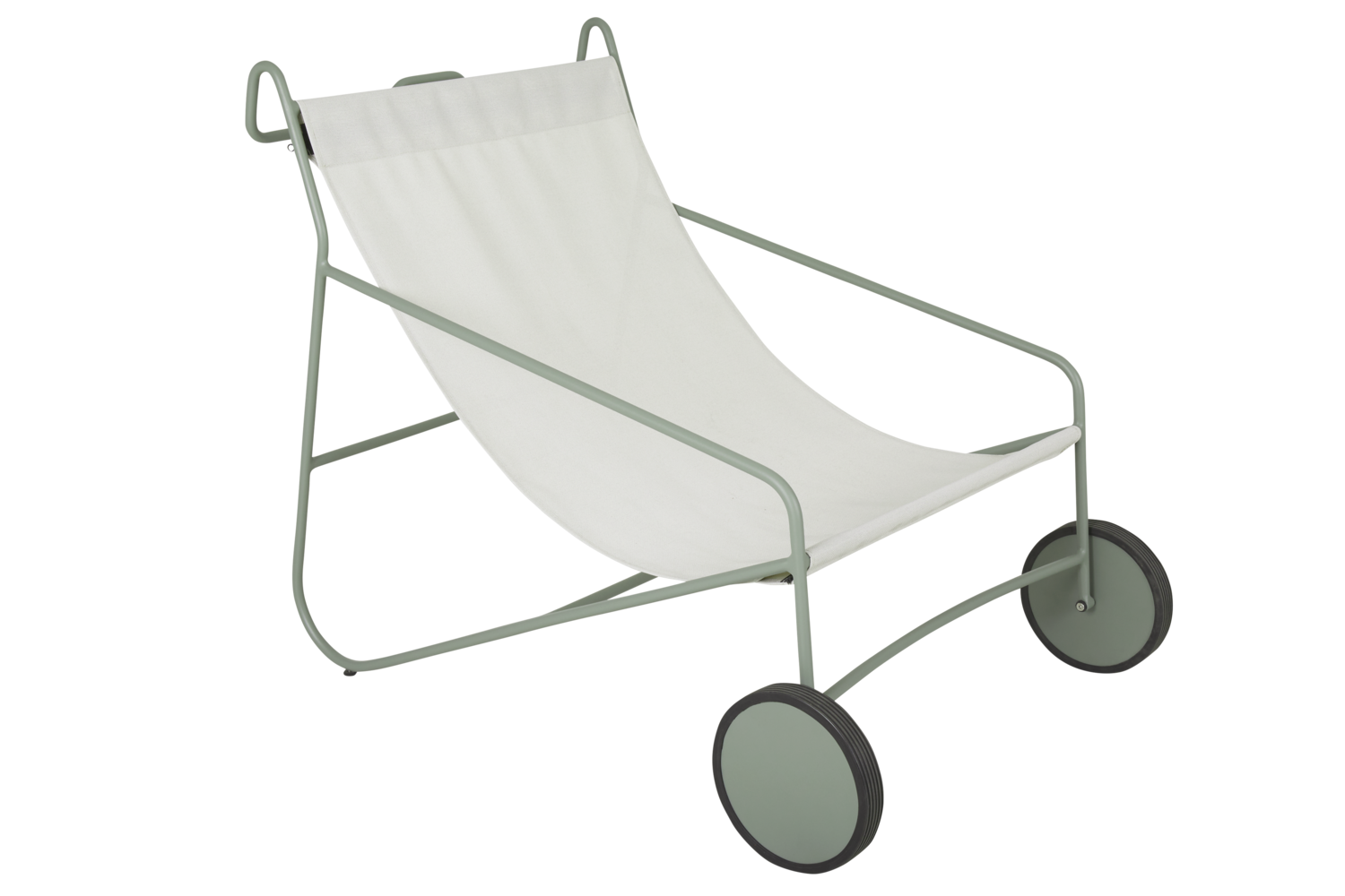 Poul Chair fauteuil lounge Dustygreen_Offwhite