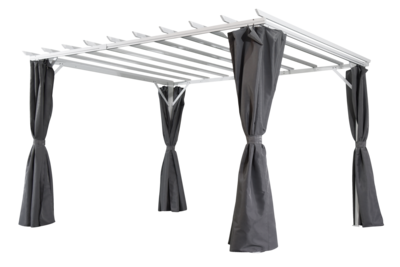 Piode pergola Blanc/gris