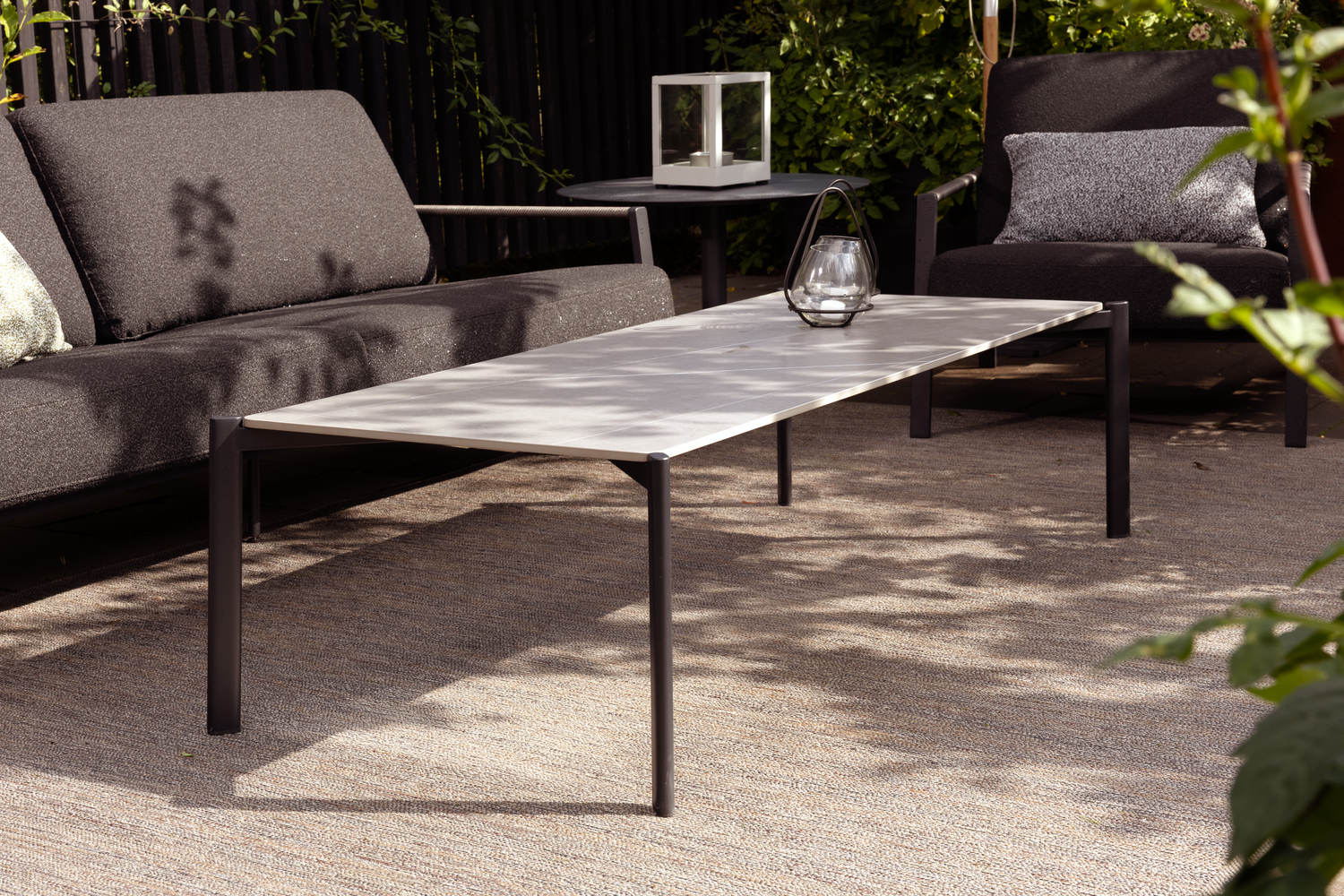 Lyra Canapé 2,5 places Noir/Teddy Black