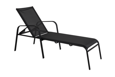 Rana chaise longue Noir/noir