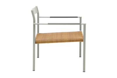 DK fauteuil lounge Light Grey/Natur