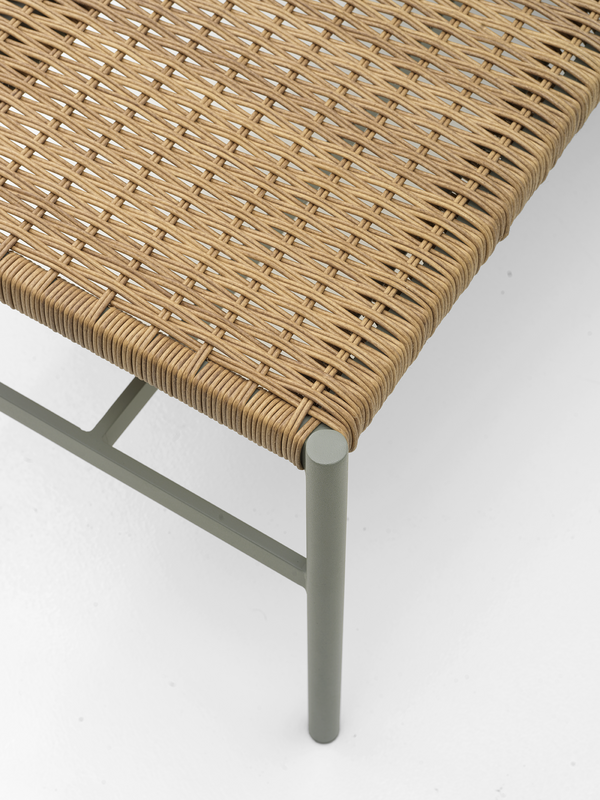 DK banc Dusty Green/Natur