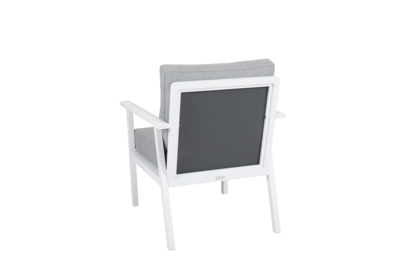 Samvaro fauteuil Blanc/Pearl grey