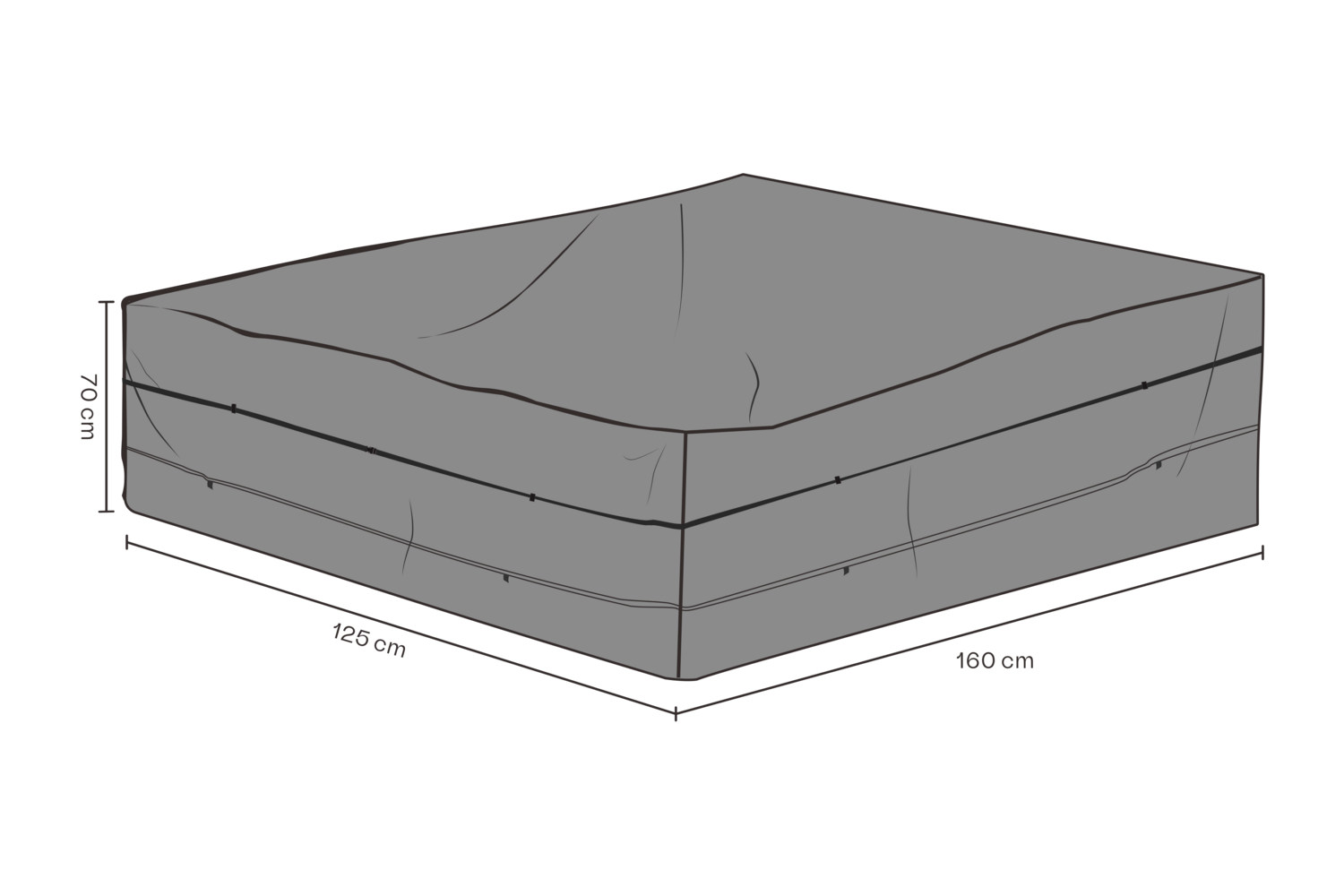 Cover canapé Black-Breathable