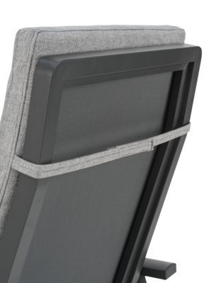 Samvaro fauteuil avec dossier réglable Anthracite/Pearl grey