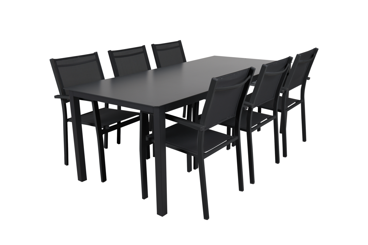 Rana table à manger Noir/noir