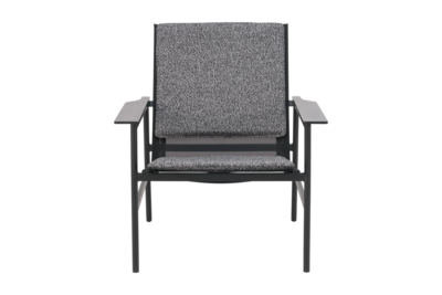 Soro fauteuil lounge Noir/Teddy Ant