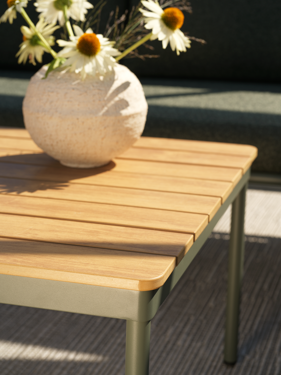 Reno table salon Noir/Natural