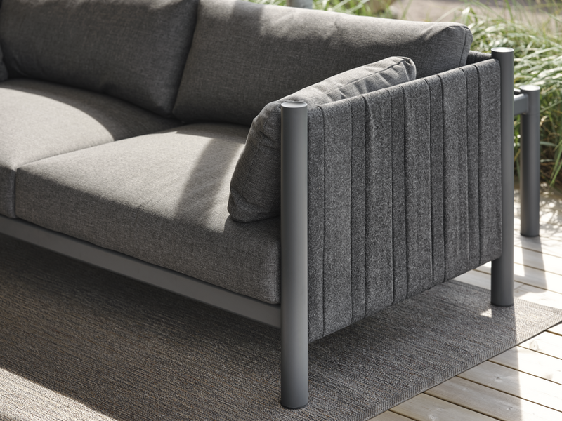 Brad Canapé 2,5 places Anthracite/Charcoal Grey