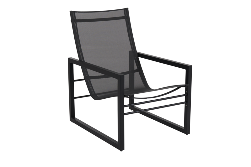 Vevi fauteuil Noir/gris