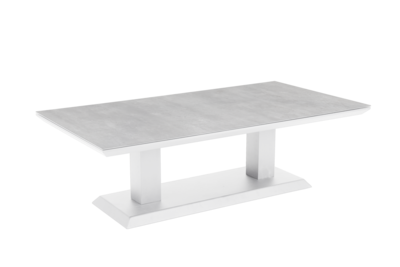 Heis table salon Blanc/gris