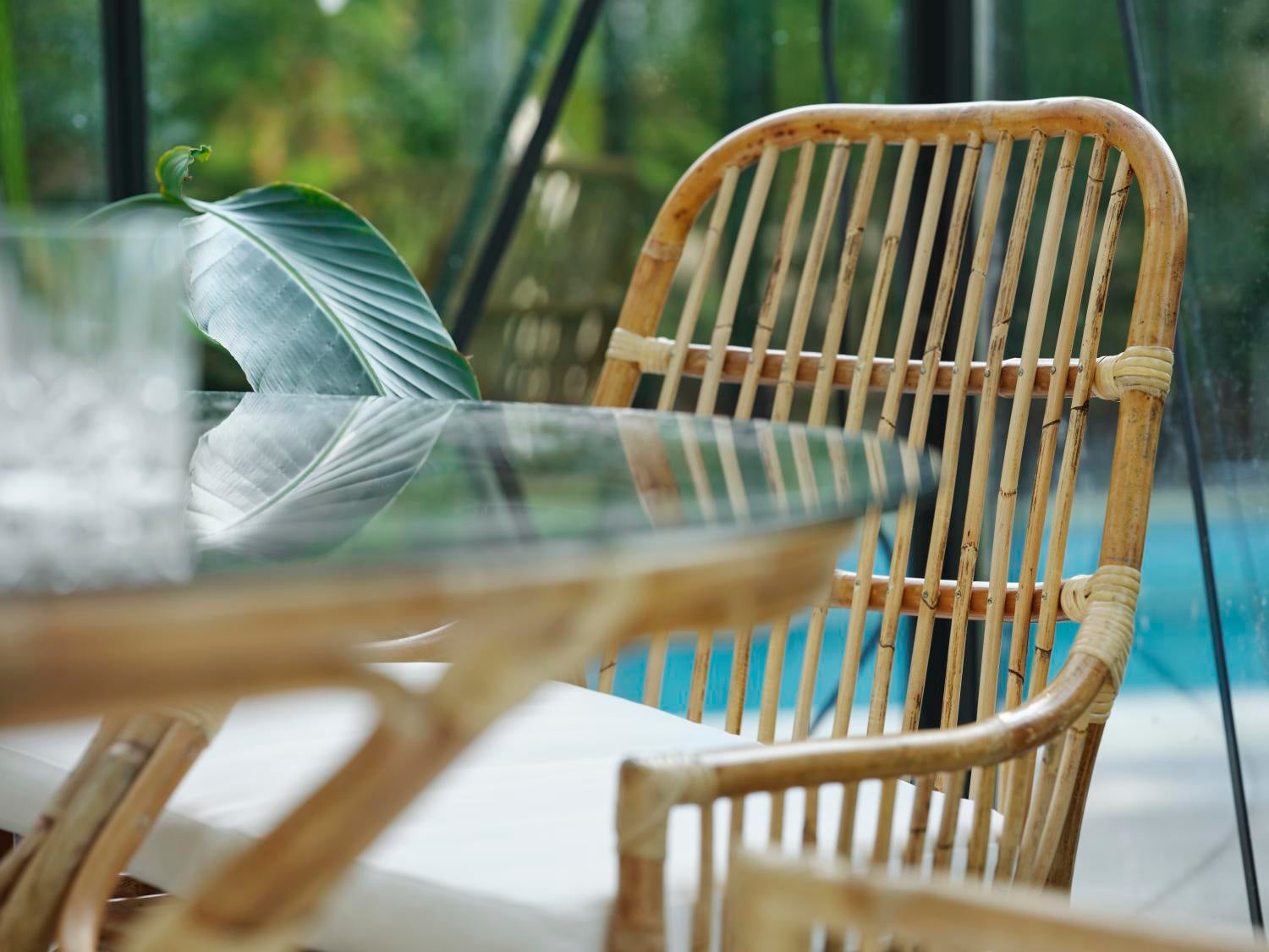 Vallda chaise de table Couleur naturelle/blanc