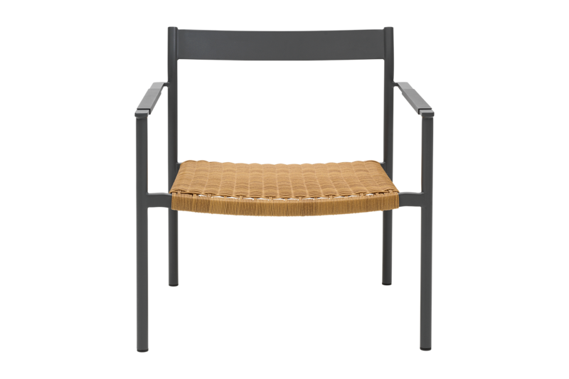 DK fauteuil lounge Antracit/Natur