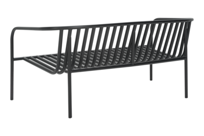 Bendt Canapé 2 places Noir/Teddy Ant