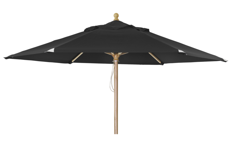 Reggio parasol Couleur naturelle/noir
