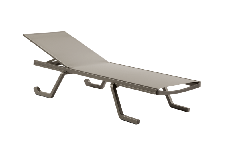 Podio chaise longue Mineral Grey/R09