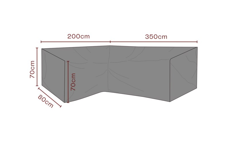 Cover canapé d’angle Noir