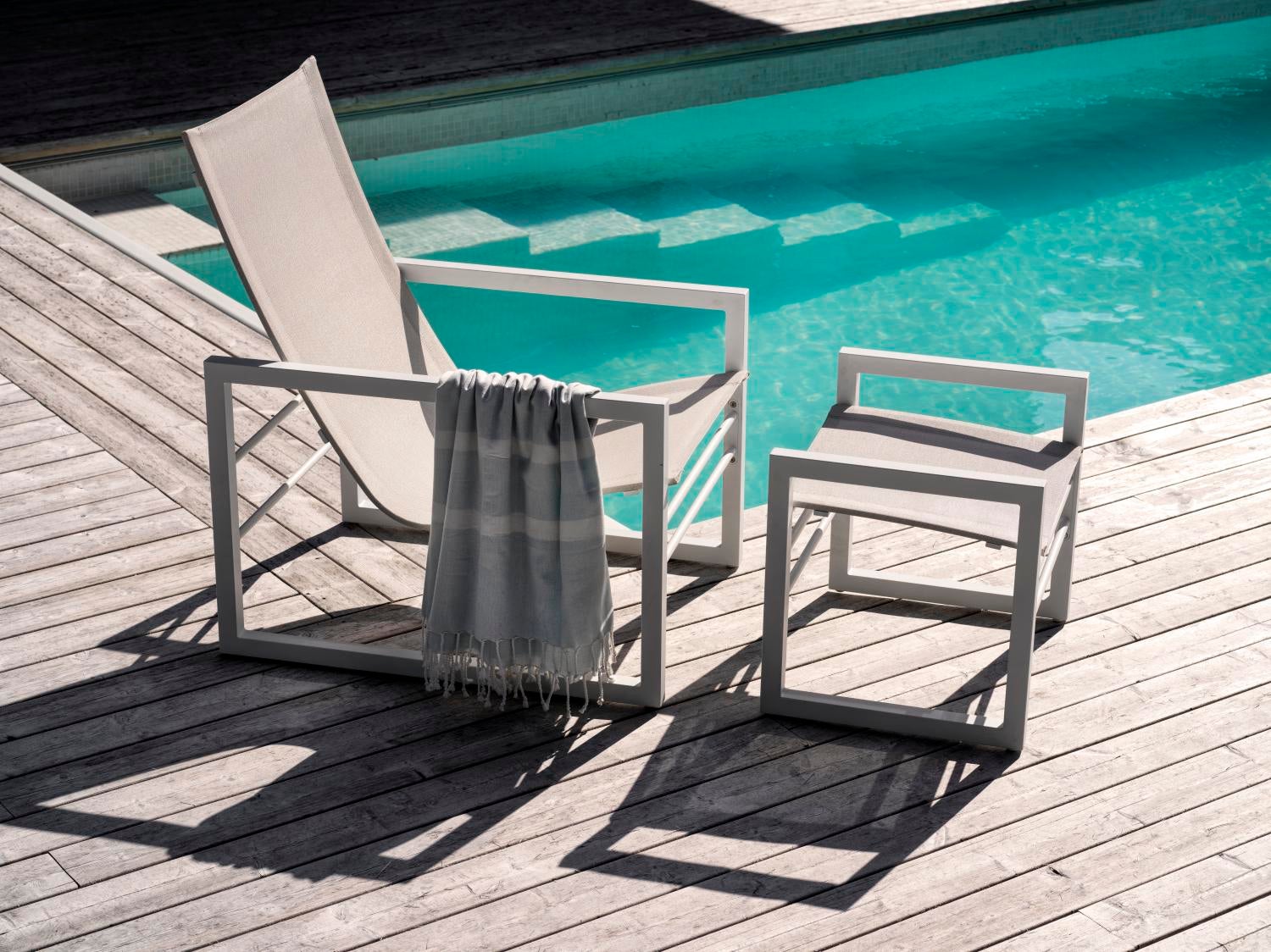 Vevi repose-pieds White_Offwhite