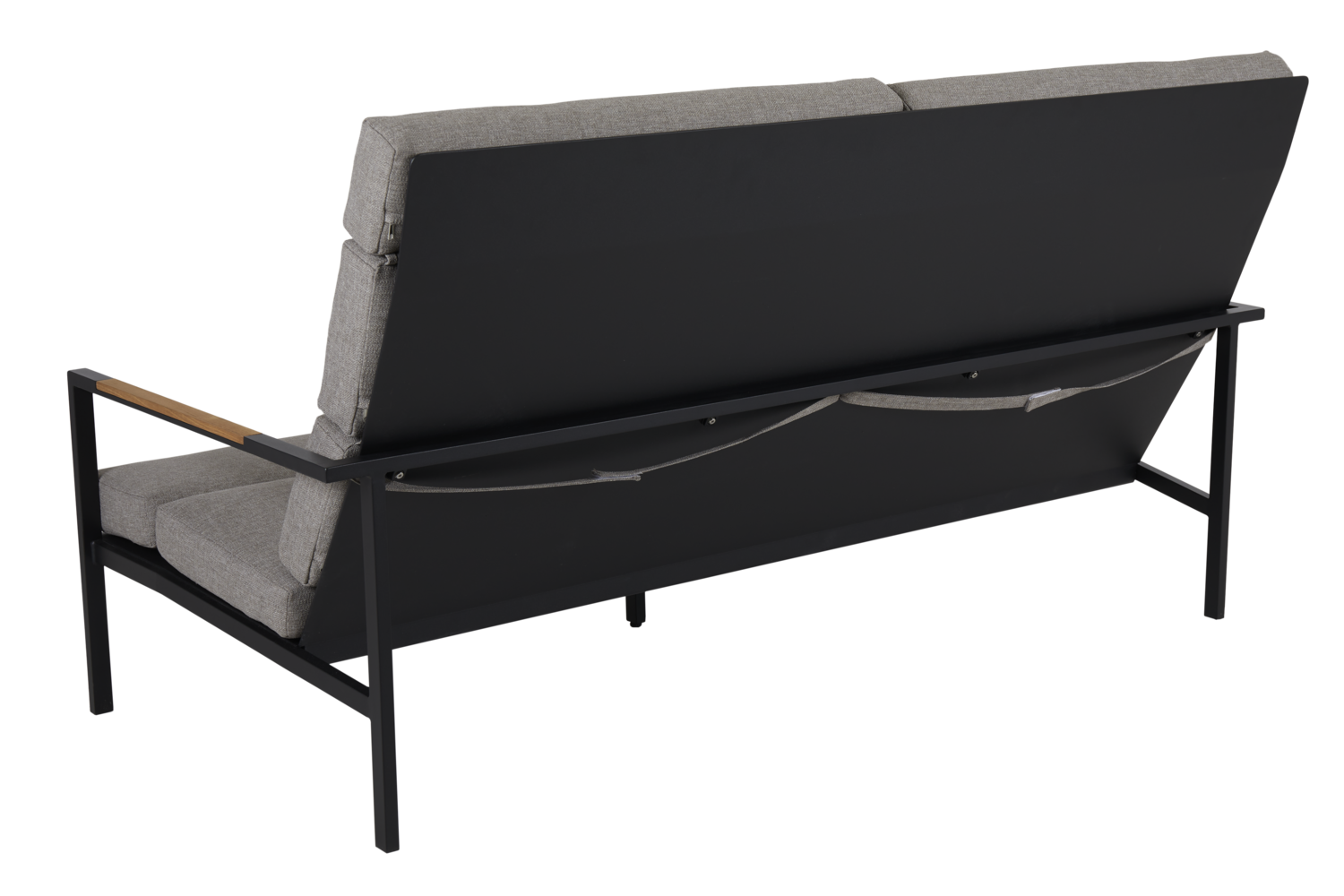 Indus Canapé 3 places Noir/beige