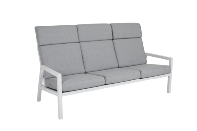 Belfort Canapé 3 places Blanc/Pearl grey