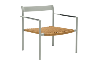 DK fauteuil lounge Light Grey/Natur