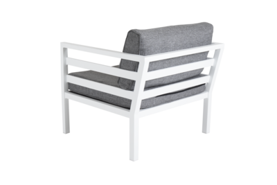 Weldon fauteuil Blanc/gris