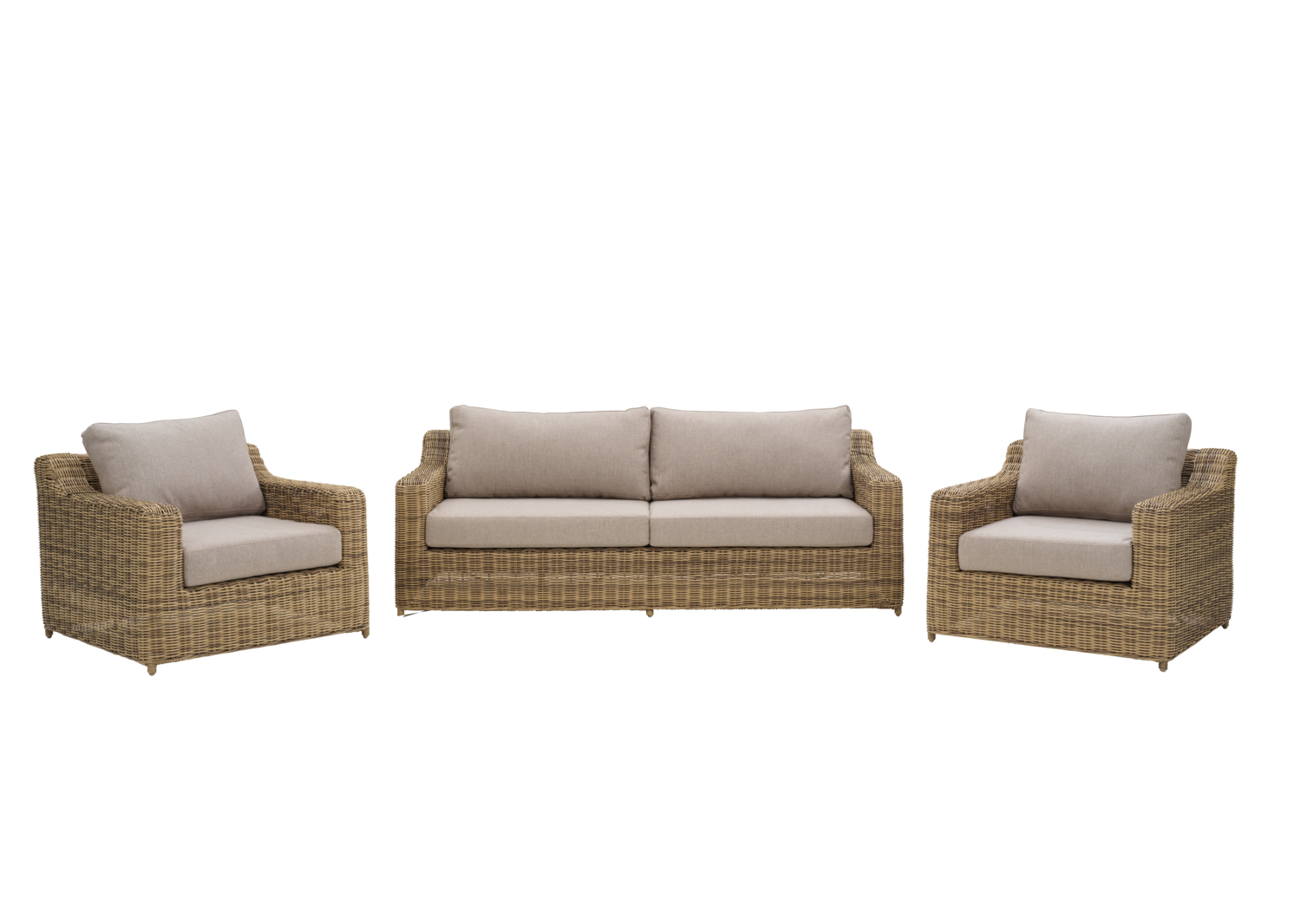 Glendon fauteuil Rustic/Beige