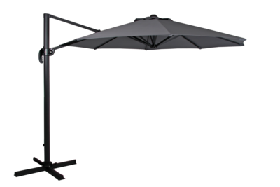 Linz parasol sans pied Anthracite/gris