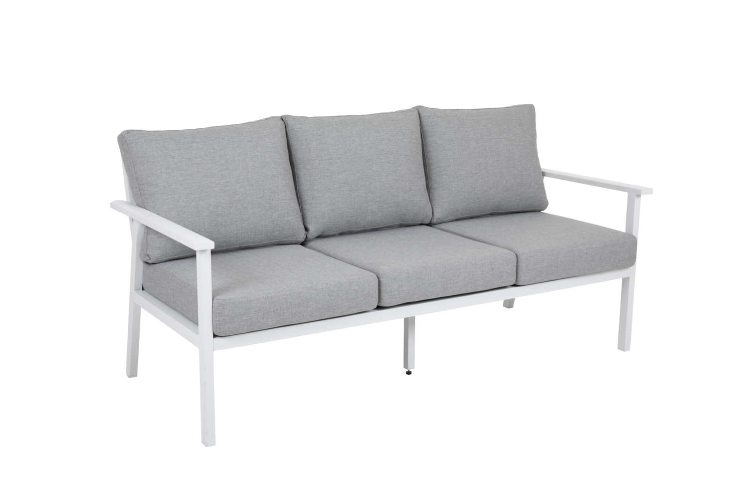 Samvaro High Canapé 3 places Blanc/Pearl grey