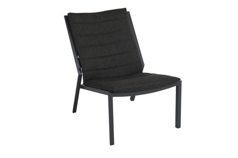 Delia fauteuil lounge Anthracite