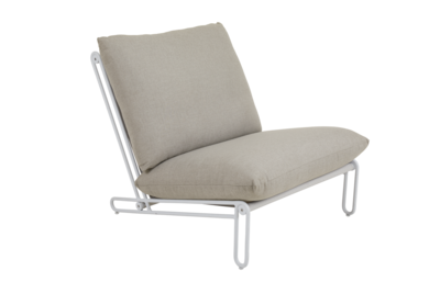 Blixt fauteuil Blanc/Cley beige