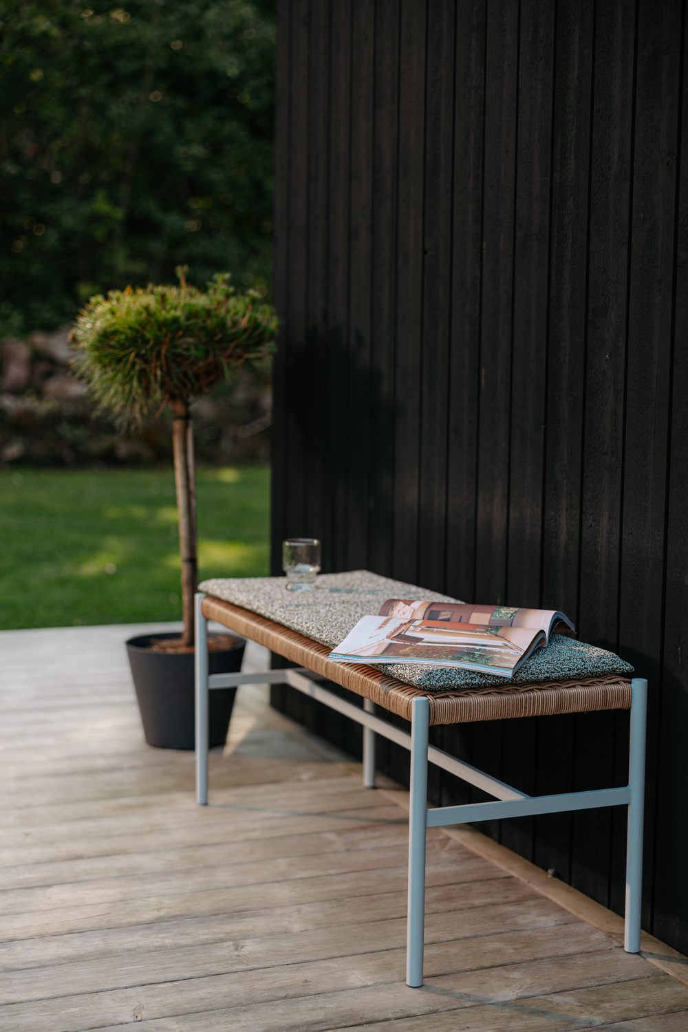 DK banc Light Grey/Natur