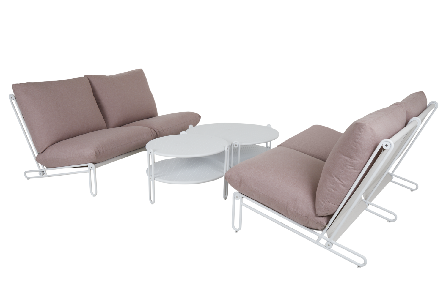 Blixt table salon Blanc