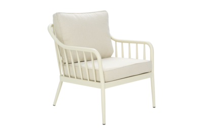 Coleville fauteuil Pearl White/Dot Beige