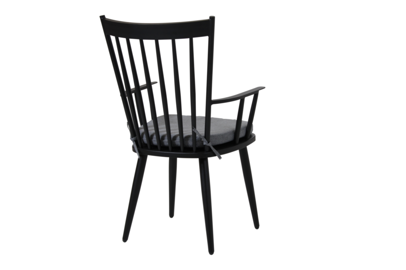 Alvena fauteuil Noir/gris