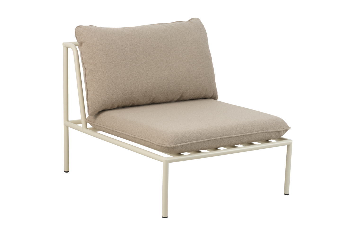 Collier partie centrale Pearl White/Teddy Beige