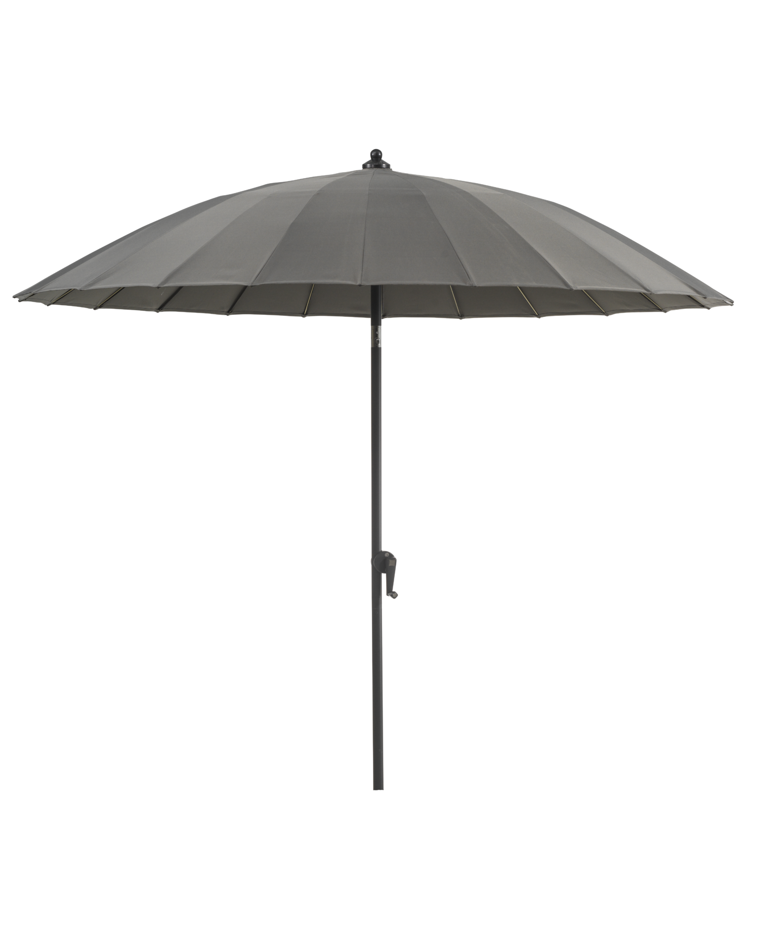 Shanghai parasol Aluminium/Gris/Lemon