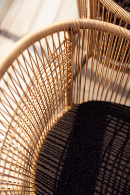 Delta fauteuil Noir/Teddy Black