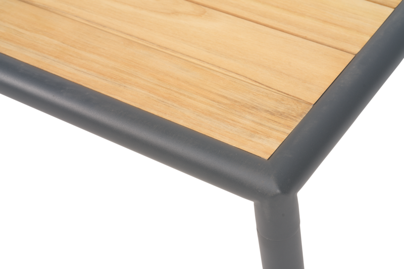 Gordon table salon Antracit/Natur