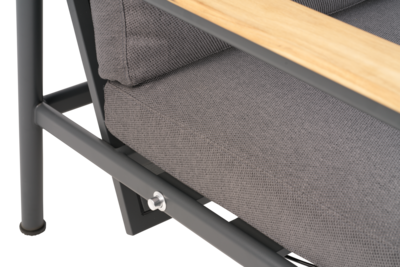 Gordon Canapé 3 places Anthracite/Soft Dawn