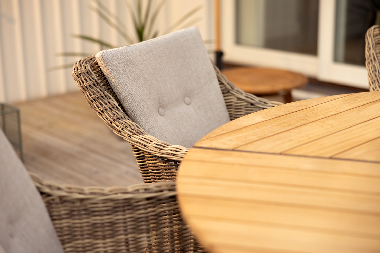 Peace Wood table à manger Antracit/Natur