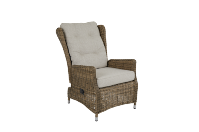 Vallmo fauteuil avec dossier réglable Rustique/Sable